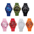 Watch Creations Unisex Watch w/ Rubber Strap & Matching Bezel